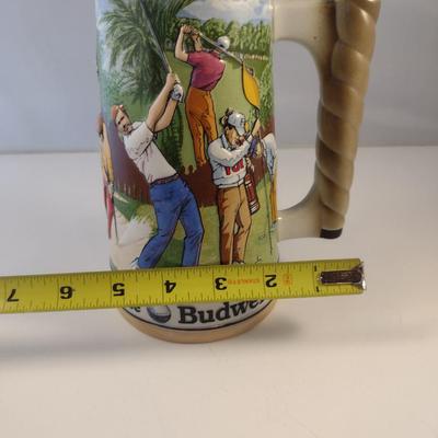 Vintage Budweiser Golf Sports Series Stein