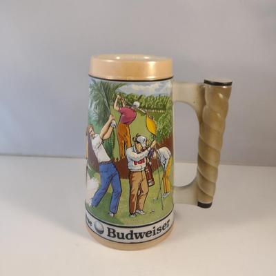 Vintage Budweiser Golf Sports Series Stein