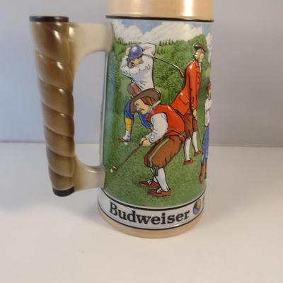 Vintage Budweiser Golf Sports Series Stein