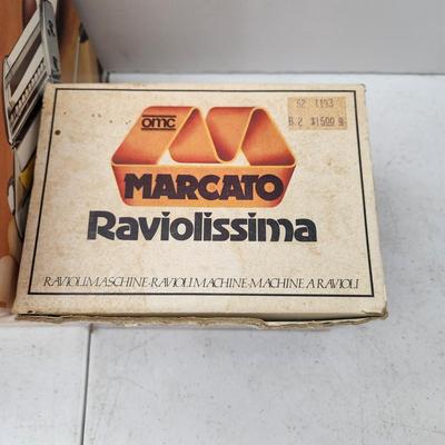 Vintage OMC Marcato Atlas Noodle Maker & Ravioli Maker