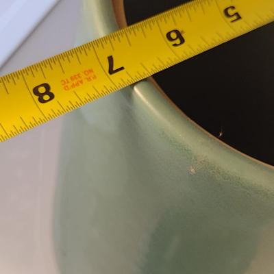 Pair of Glazed Ceramic Canisters- Marked USA