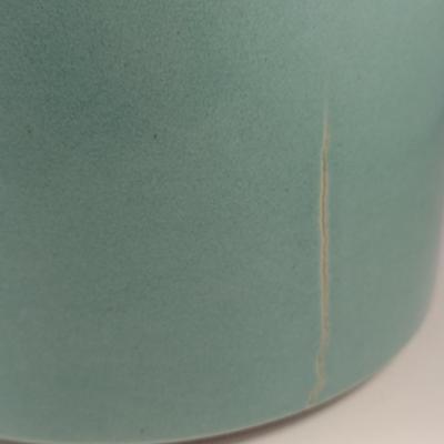 Pair of Glazed Ceramic Canisters- Marked USA