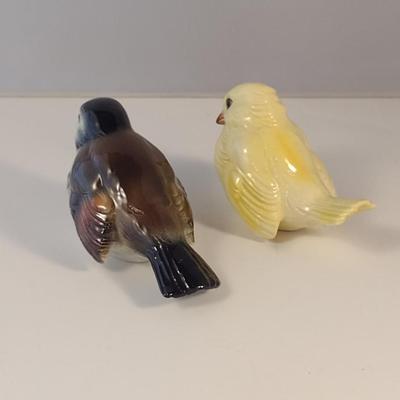 Pair of Hand Painted Goebel Bird Figurines