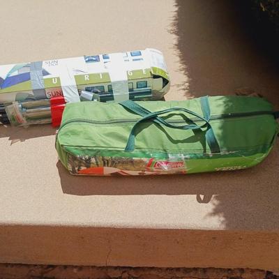 2 FOUR MAN SUN DOME TENTS
