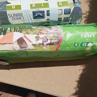 2 FOUR MAN SUN DOME TENTS