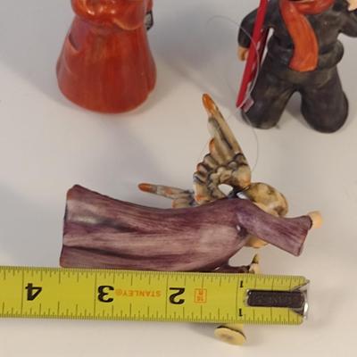 Collection of Three Hummels- Angel, Chimney Sweep, Boy with Horn and Lantern