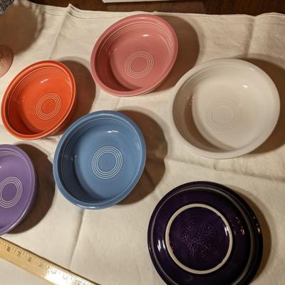 Like New Set of 6 Fiesta HLC Fiesta 7" Bowls