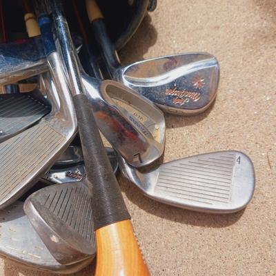 HORSESHOES AND GOLF CLUBS