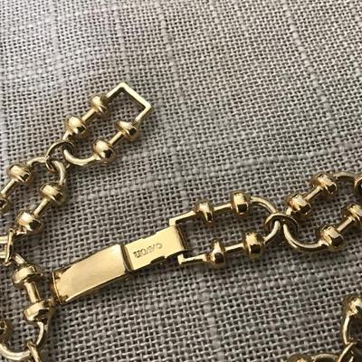 Avon Gold Tone Link Bracelet
