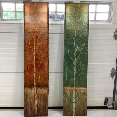 273 Two Piece Branch Artwork on Canvas