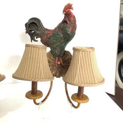 275 Rooster Wall Sconces (Composite)