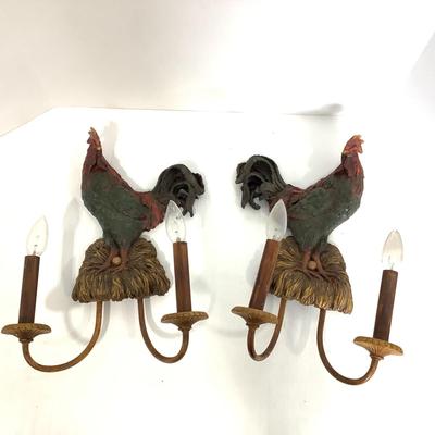 275 Rooster Wall Sconces (Composite)