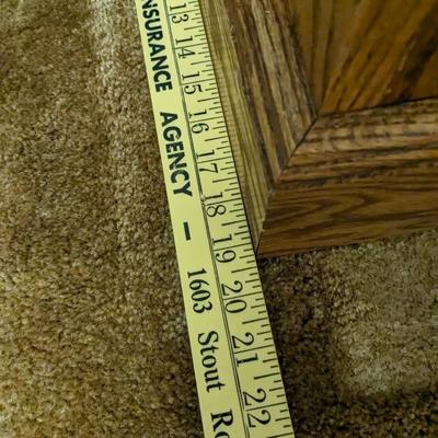Solid Oak File Cabinet