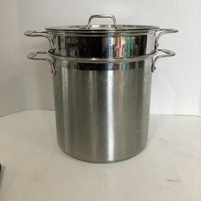 278 All-Clad Stock Pot W/ Steamer Insert