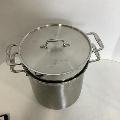 278 All-Clad Stock Pot W/ Steamer Insert