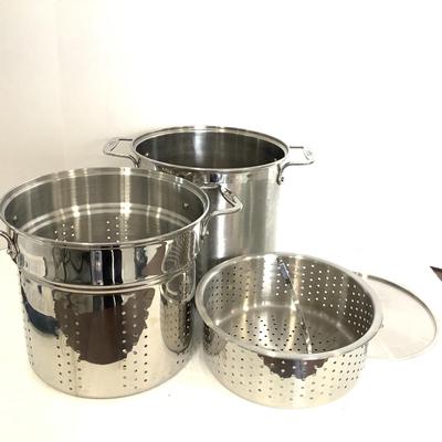 278 All-Clad Stock Pot W/ Steamer Insert