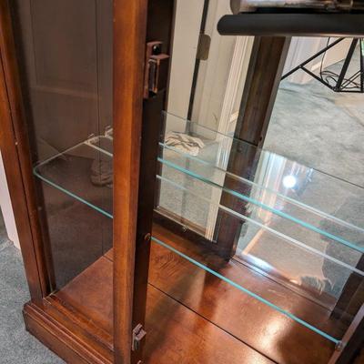 Beautiful Solid Cherry Display Case