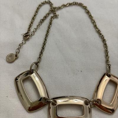 Vintage Liz Claiborne, silver tones necklace