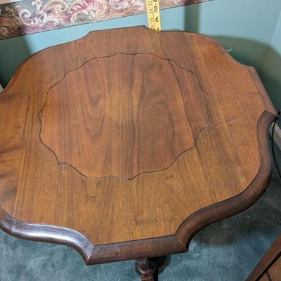 Vintage Walnut Side Table