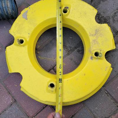 John Deere? Wheel weights 100 pounds each