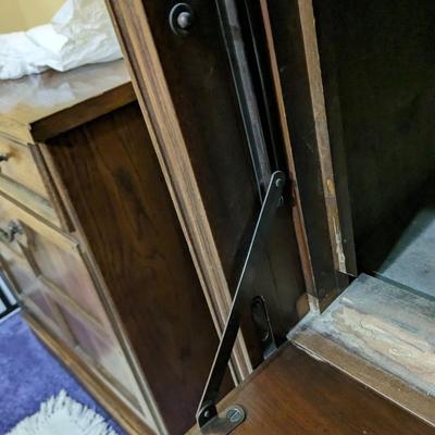 Antique Pooley Radio Cabinet