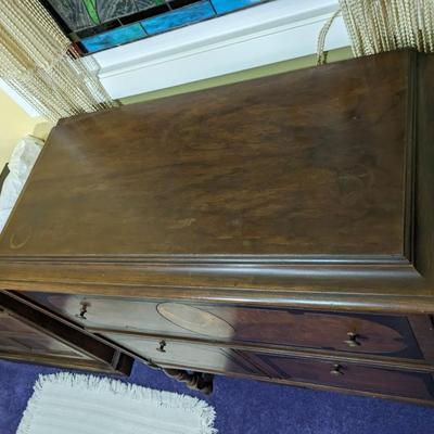 Antique Pooley Radio Cabinet
