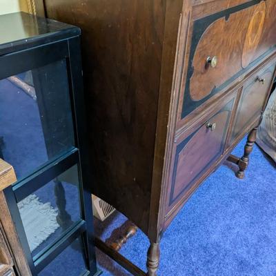 Antique Pooley Radio Cabinet