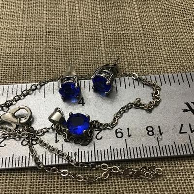 Costume Earrings and Necklace