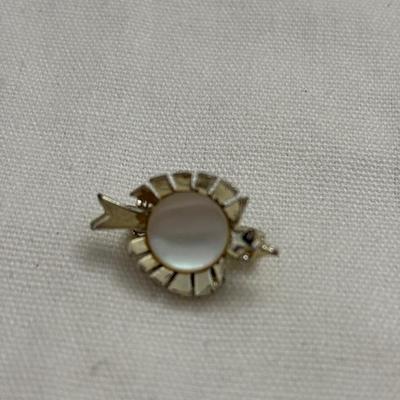 Vintage mother of pearl pin