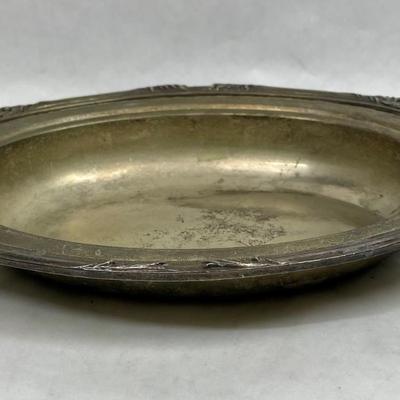 Oval Serving Bowl, silver plate