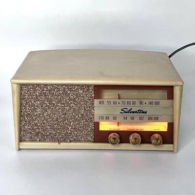 MCM Vintage Silvertone AM/FM Radio