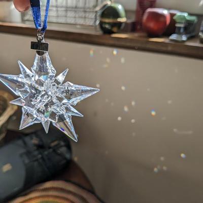 SWAROVSKI Crystal 2001 Christmas Snowflake Ornament