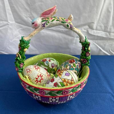 Jim Shore Easter Basket