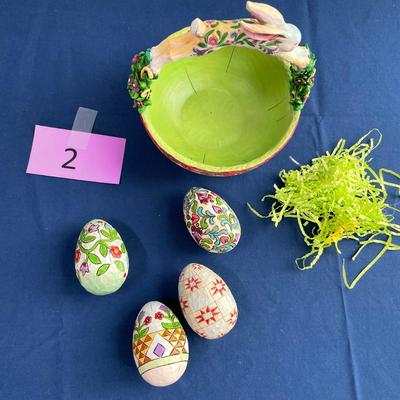Jim Shore Easter Basket
