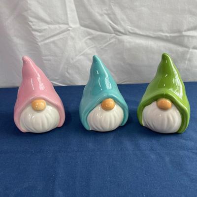 Ceramic Easter Gnomes