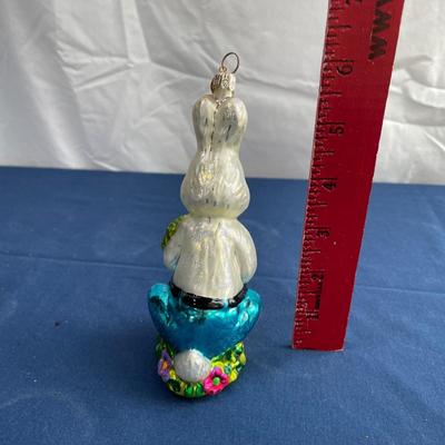 Christopher Radko Easter bunny ornament