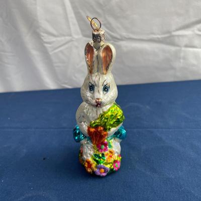 Christopher Radko Easter bunny ornament