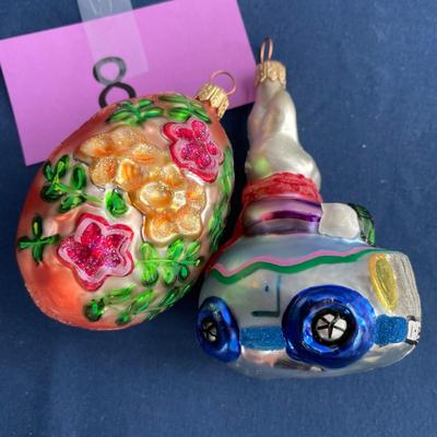 Christopher Radko 2 Easter Ornaments