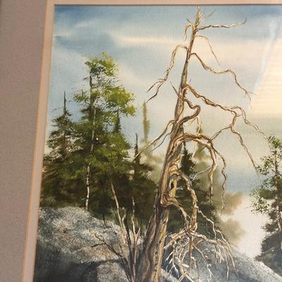 K. MACK PICTURE WITH FRAME