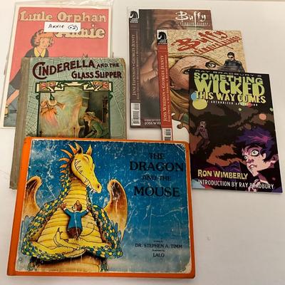 Vintage Books, Little Orphan Annie, Cinderella, The Dragon and the Mouse, Buffy