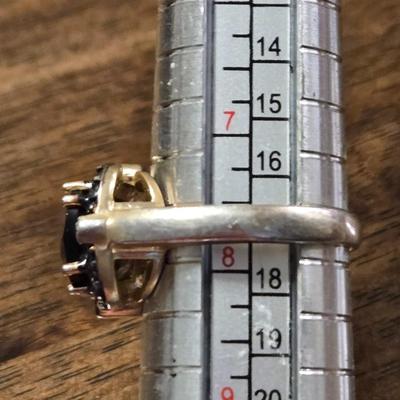 Sterling Silver and Smokey Quartz Ring