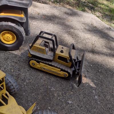 Tonka Dump Truck, Grader, and Bulldozer (MB)