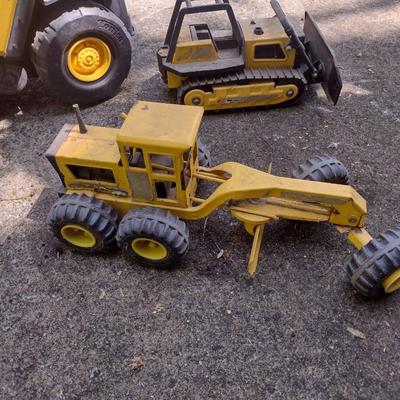 Tonka Dump Truck, Grader, and Bulldozer (MB)