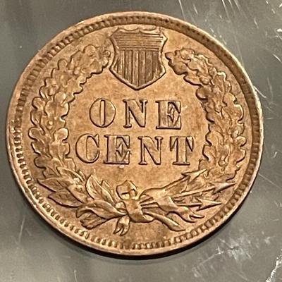 1899 AU CONDITION INDIAN HEAD CENT AS PICTURED.