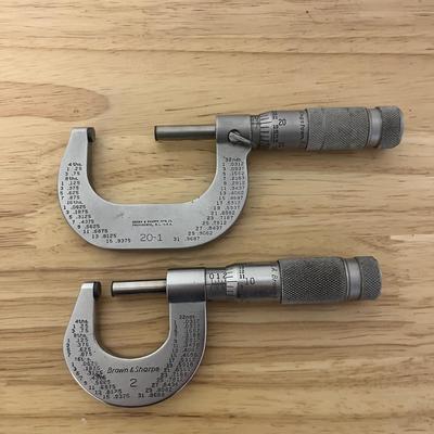 Brown & Sharpe Dial Caliper & Micrometers (G-MG)