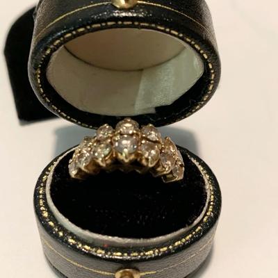 14k Gold with Diamonds Estate Ring Size 6