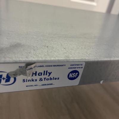 Hally Stainless Steel Kitchen Table (L-MG)