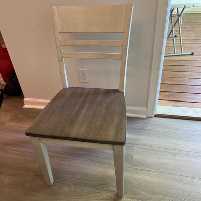 Wood Dining Table w/ Leaf & Four Chairs (DR-MK)
