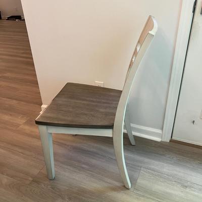 Wood Dining Table w/ Leaf & Four Chairs (DR-MK)