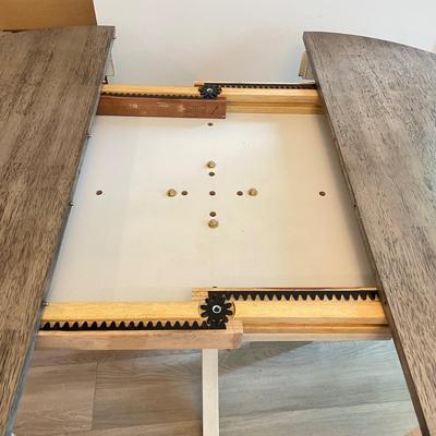 Wood Dining Table w/ Leaf & Four Chairs (DR-MK)